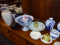 ASSORTED CHINA AND GLASSWARE,ETC.