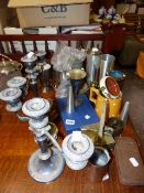 A QTY OF TANKARDS,ETC.