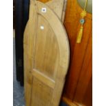 A PAIR OF PINE DOORS.