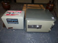TWO SAFES.
