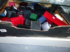 A QTY OF JEWELLERY BOXES.