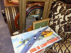 MIRRORS, AN AIRFIX AIRCRAFT,ETC.