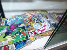 A COLLECTION OF VINTAGE MARVEL COMICS.