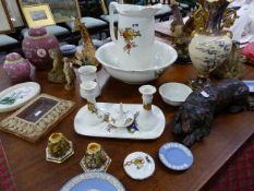 VARIOUS CHINA AND ORNAMENTS.