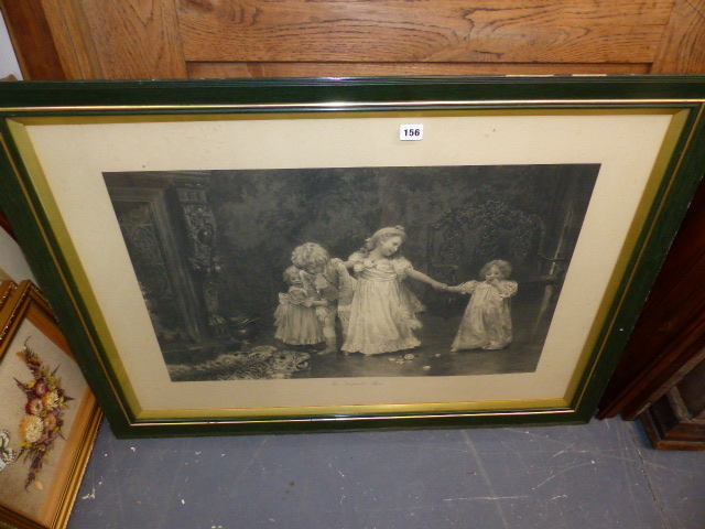 A LARGE EDWARDIAN PRINT.