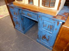 A PAINTED DRESSING TABLE.