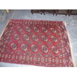 A SMALL EASTERN RUG.