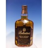 WHISKY. BALLENTINES GOLD SEAL 12 YEARS 1 x 1L.BOTTLE, BOXED AND 1 x 75cl.BOTTLE, BOXED. (2)