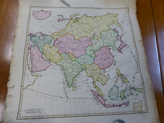 SAMUEL JOHN NEELE (1752-1824), MAPS OF ANTIGUA ASIA, PRESENT ASIA, PRESENT AFRICA AND DENMARK