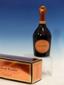 CHAMPAGNE. LAURENT PERRIER ROSE 1 x 75cl. BOTTLE, BOXED. (1)