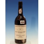 PORT. SMITH WOODHOUSE 1975 VINTAGE PORT (BOTTLED 1977) 1 x BOTTLE. (1)