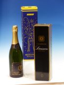 CHAMPAGNE. LANSON BLACK LABEL 1 x BOTTLE, BOXED, HEIDSIECK BLUR TOP 1 x BOTTLE, BOXED AND SEARCY