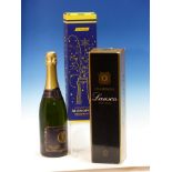 CHAMPAGNE. LANSON BLACK LABEL 1 x BOTTLE, BOXED, HEIDSIECK BLUR TOP 1 x BOTTLE, BOXED AND SEARCY