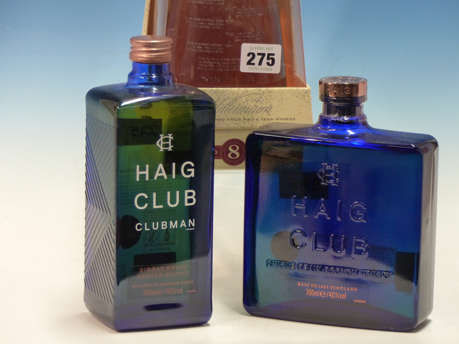 WHISKY. BELLS MILLENIUM EDITION, 1 x BOTTLE TOGETHER WITH HAIG CLUB 2 x BOTTLES. (3) - Image 2 of 3