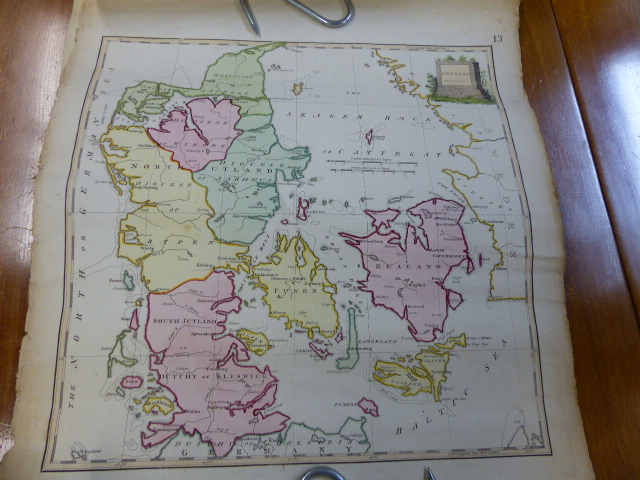 SAMUEL JOHN NEELE (1752-1824), MAPS OF ANTIGUA ASIA, PRESENT ASIA, PRESENT AFRICA AND DENMARK - Image 7 of 8