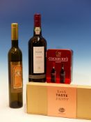 WINE. SOL ALICANTE MOSCATEL 1 x BOTTLE, LBV PORT 1 x BOTTLE PLUS GIFT BOXED COCKBURN'S PORT AND