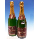 CHAMPAGNE. LANSON 1981. 6 x 75cl BOTTLES.