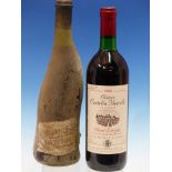 WINE. CHATEAU COUTELIN MERVILLE SAINT ESTEPHE 1 x BOTTLE TOGETHER WITH CHATEAU NEUF DE PAPE LA FIOLE