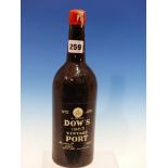 PORT. DOWS 1963 VINTAGE PART CASE OF 6 BOTTLES. (6)