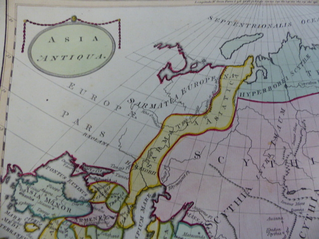 SAMUEL JOHN NEELE (1752-1824), MAPS OF ANTIGUA ASIA, PRESENT ASIA, PRESENT AFRICA AND DENMARK - Image 6 of 8