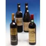 WINE. CHATEAU QUINSAC 1966 1 x BOTTLE, CHATEAU NEUF DE PAPE 1998 1 x BOTTLE, CHATEAU DE CHAMBERT