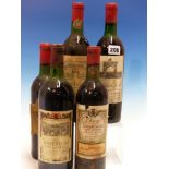 WINE. CHATEAU RAUZAN GASSIES 1970 1 x BOTTLE, ALBERT BICHOT, MINERVOIS 1983 1 x BOTTLE, GRAND VIN