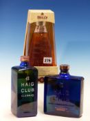 WHISKY. BELLS MILLENIUM EDITION, 1 x BOTTLE TOGETHER WITH HAIG CLUB 2 x BOTTLES. (3)