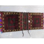 A BELOUCH TRIBAL SADDLE BAG 175 x 74cms.