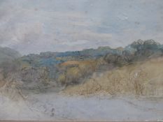 E.BELLINGHAM-SMITH. (1906-1988) A PARK SCENE, SIGNED WATERCOLOUR. 23.5 x 34cms TOGETHER WITH FOUR