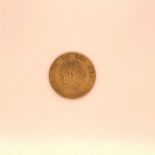 A 181? (LAST DIGIT RUBBED) GEORGE III, SHIELD BACK 1/2 SOVEREIGN.