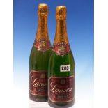 CHAMPAGNE. LANSON 1983. 2 x 75cl.BOTTLES.