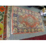 A PERSIAN MAHAL RUG 201 x 130cms.