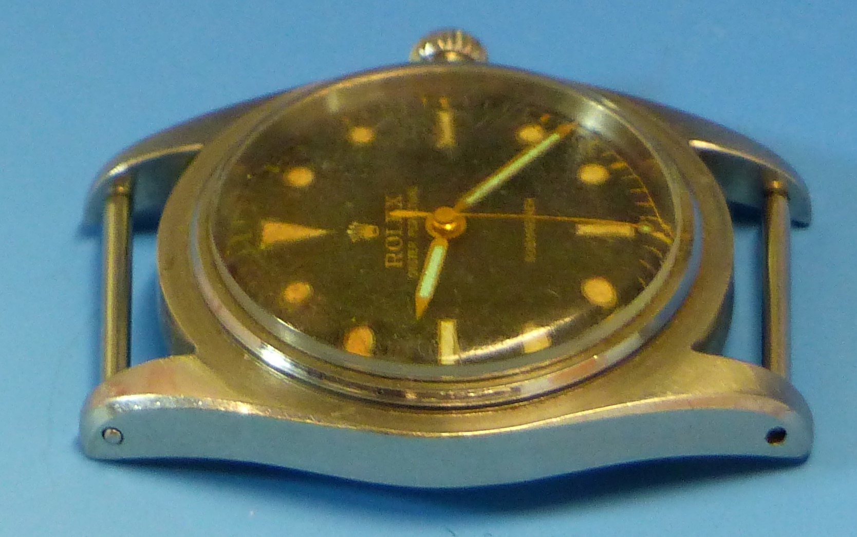 A VINTAGE ROLEX OYSTER PERPETUAL SUBMARINER BREVET 6204 WATCH, CASE NUMBER 988964. BELONGING TO JOHN - Bild 11 aus 21