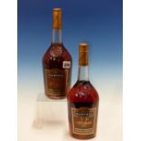 BRANDY. MARTELL V.S.FINE COGNAC 2 x 1l.BOTTLES. (2)