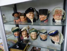 TEN ROYAL DOULTON CHARACTER JUGS