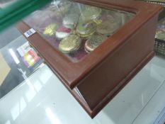 THREE TRAYS OF POCKET WATCHES