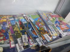 A QTY OF MARVEL COMICS.