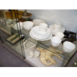 A QTY OF VARIOUS CHINA, CUTLERY,ETC.