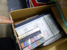 A LARGE BOX OF COMMONWEALTH STAMPS.