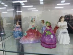 SEVEN DOULTON AND OTHER FIGURINES.