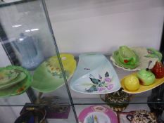 A QTY OF CARLTONWARE BOWLS,ETC.