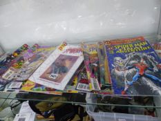 A QTY OF MARVEL COMICS.