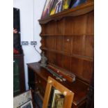 AN OAK DRESSER.