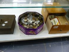 A LARGE QTY OF COINS.