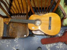 A VINTAGE SPANISH GUITAR.