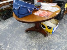 A VICTORIAN MAHOGANY BREAKFAST TABLE