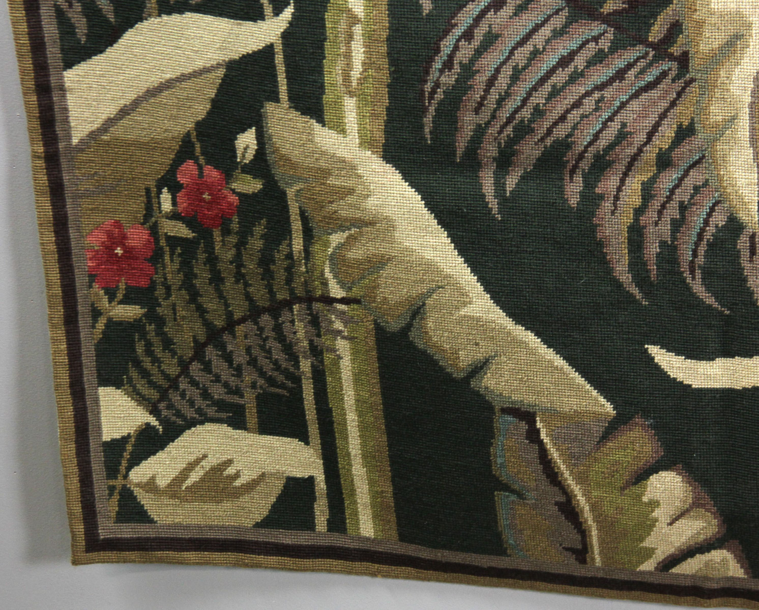 Needlepoint rug, 5' 9" x 4'. - Image 5 of 7