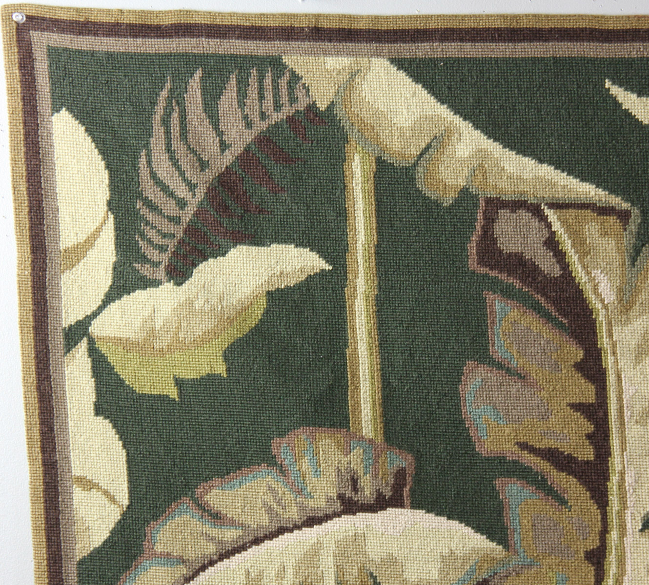 Needlepoint rug, 5' 9" x 4'. - Image 4 of 7