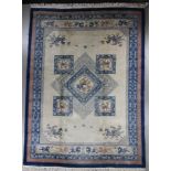 Nichols Peking Chinese sculptured rug. Provenance: Beverly, Massachusetts collection.