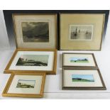 Martha's Vineyard and sea-related art, six (6) pieces total to include: Roland Langmaid (1897-1956),